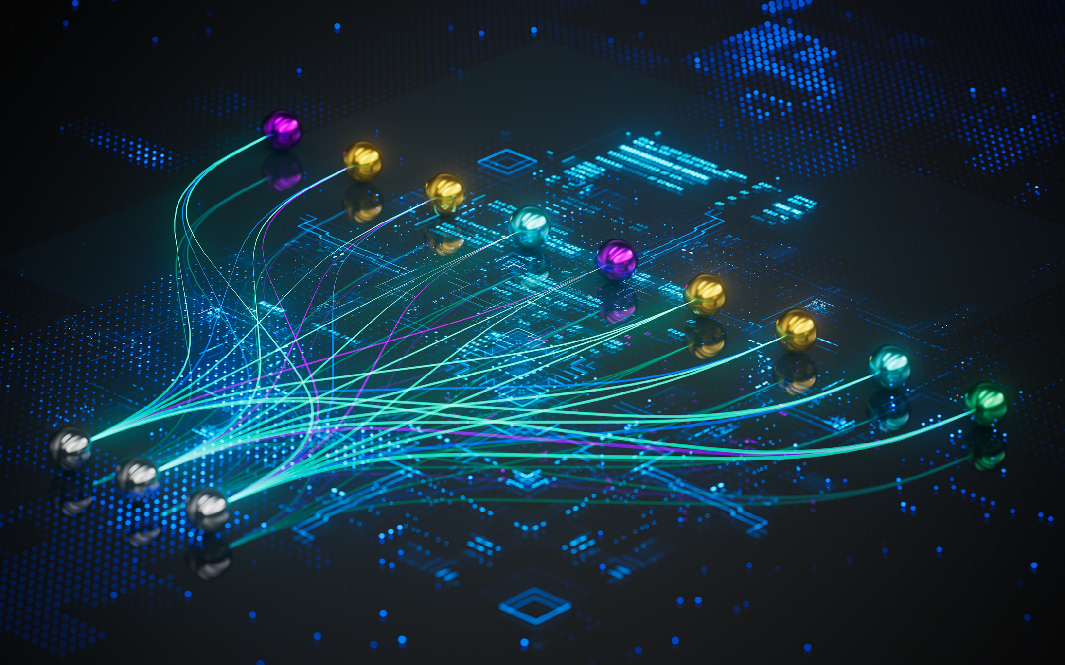 Neural Network Nodes Deep Learning Artificial Intelligence Machine Learning Model Theme Builder Layout